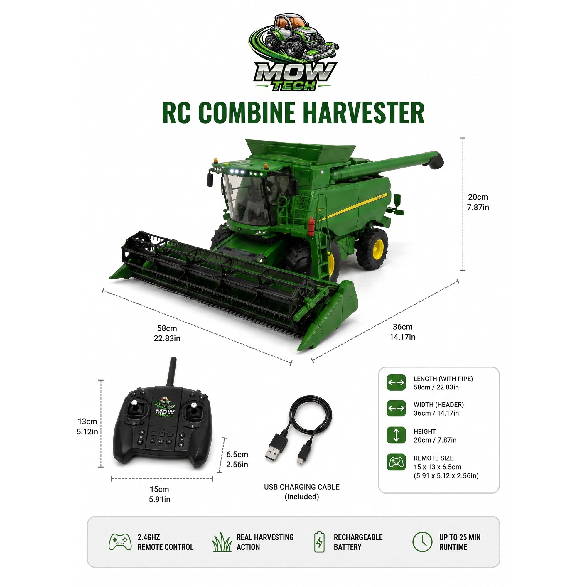 MowTech Harvest G80