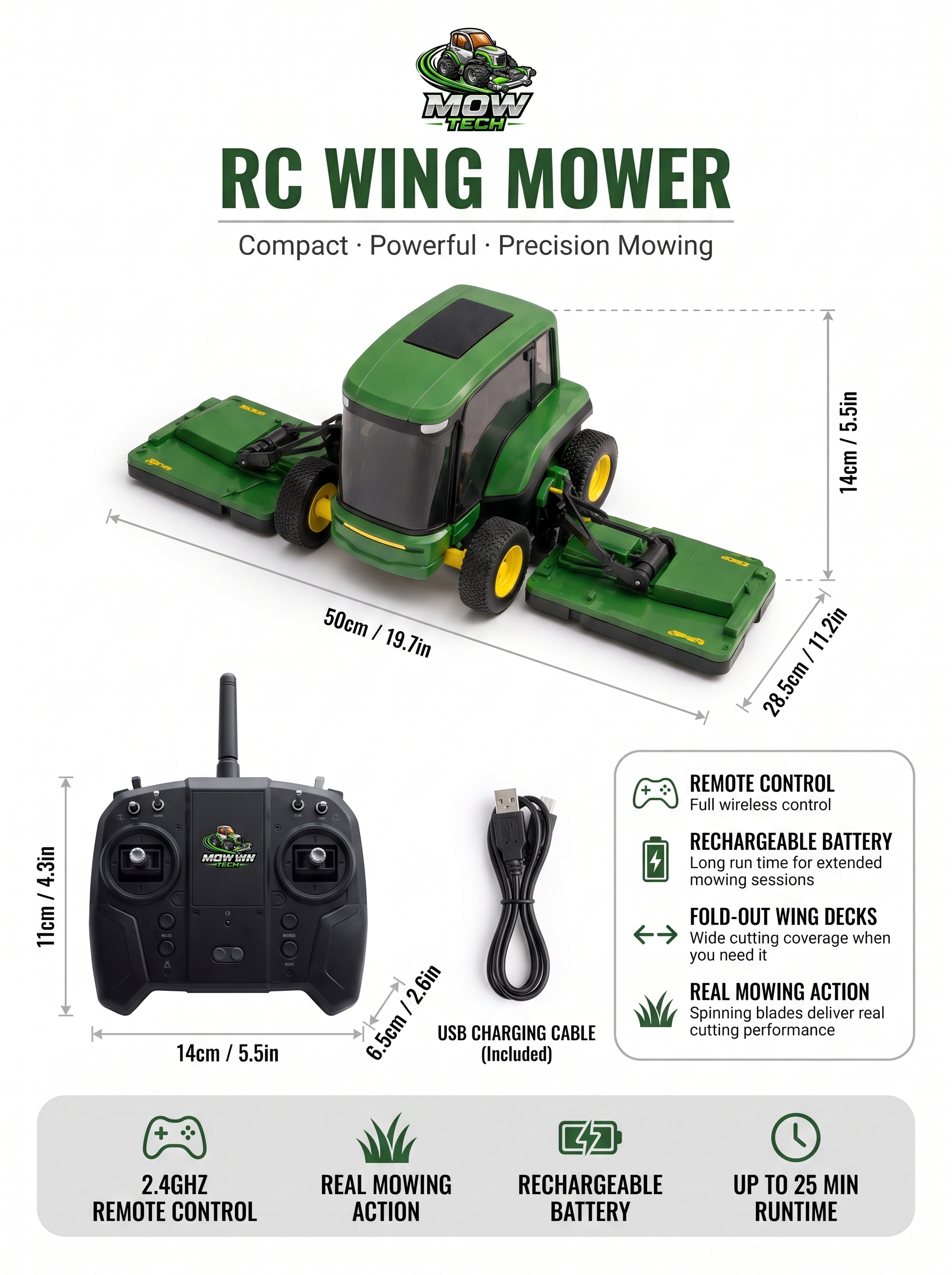 MowTech GX-620 TwinDeck